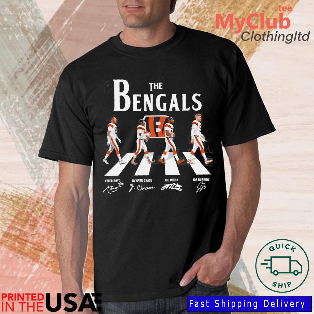The Cincinnati Bengals Abbey Road Signatures T-Shirt,Sweater