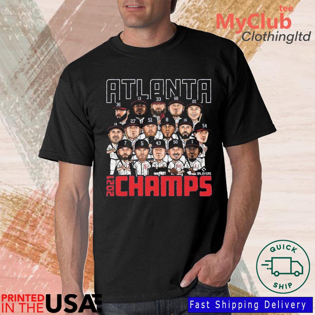 Official Atlanta Braves Player Team 2021 World Series Champions Shirt,  hoodie, sweater, long sleeve and tank top