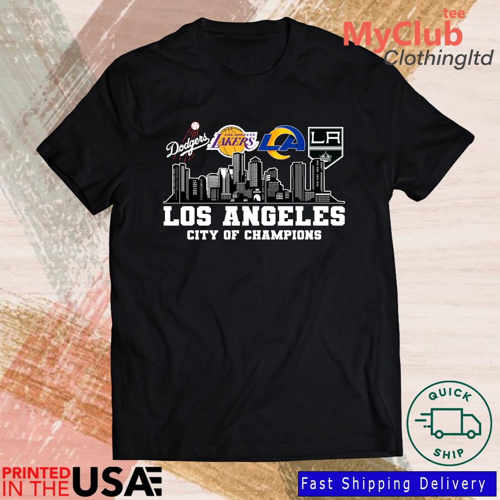 Los Angeles Rams Lakers Dodgers City of Champions shirt