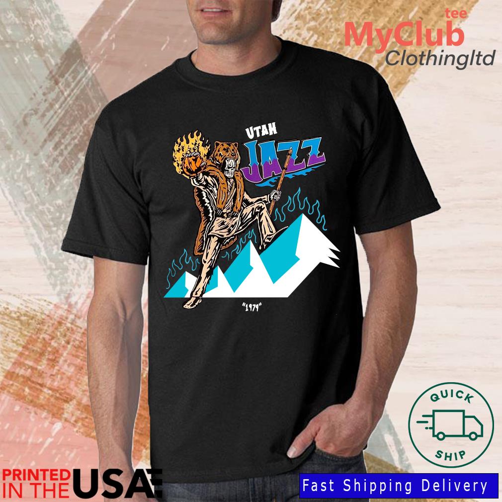 Skeleton Utah Jazz X Warren Lotas T-Shirt, hoodie, sweater, long