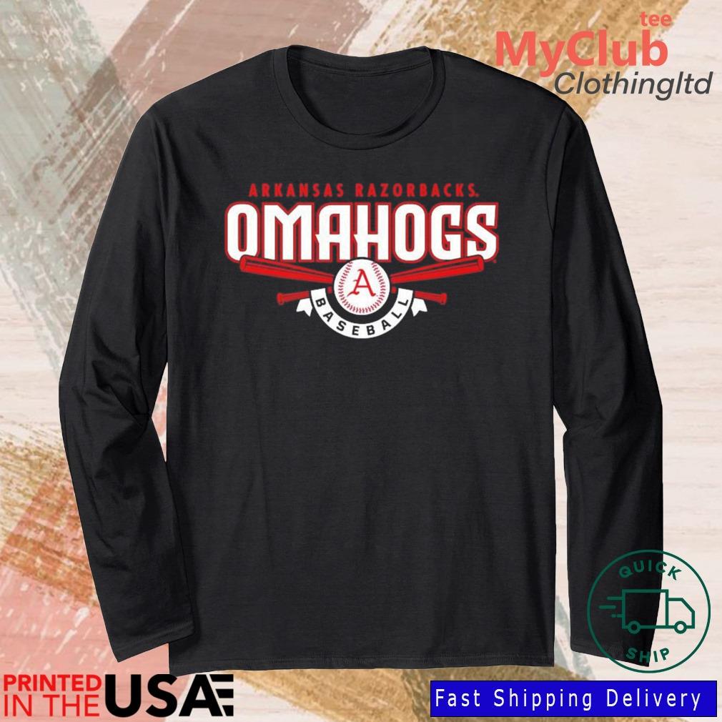 Arkansas Razorbacks Omahogs Baseball Shirt 244921663_303212557877375_8748051328871802726_n