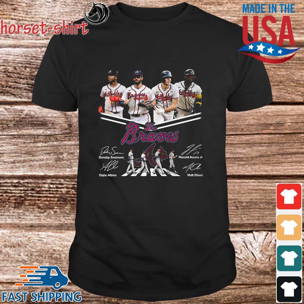 The Atlanta Braves Teams Abbey Road Signatures T-shirt, hoodie, sweater,  ladies v-neck and tank top