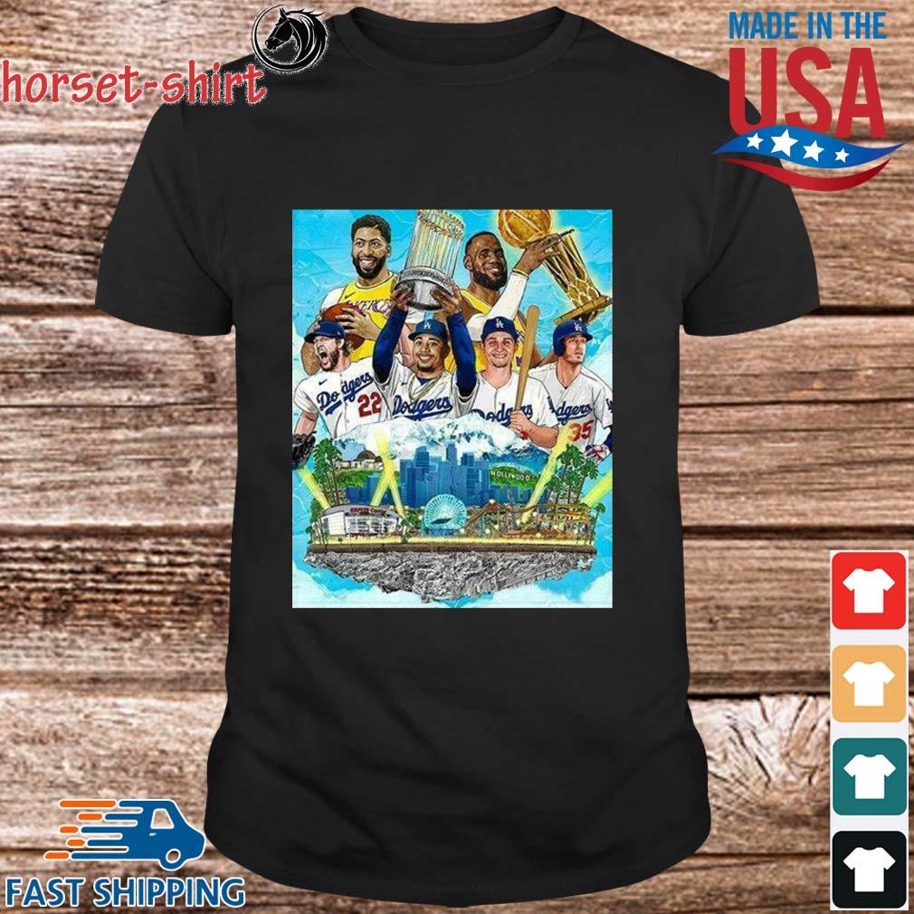 Los Angeles Lakers And Los Angeles Dodgers Champions 2020 Player Shirt,Sweater,  Hoodie, And Long Sleeved, Ladies, Tank Top