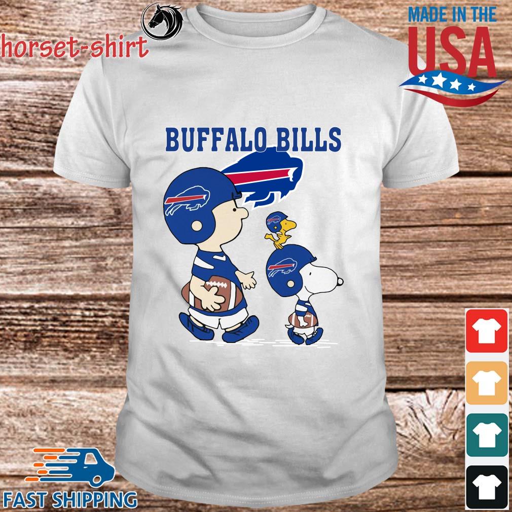 Funny Charlie Brown and Woodstock Buffalo Bills tee shirt,Sweater, Hoodie,  And Long Sleeved, Ladies, Tank Top